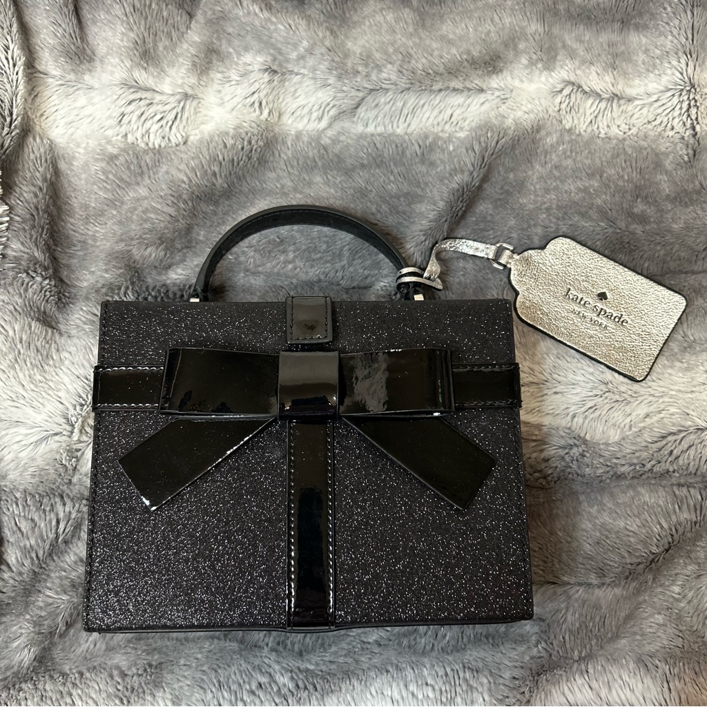 Kate Spade Black Mini Bow Bag